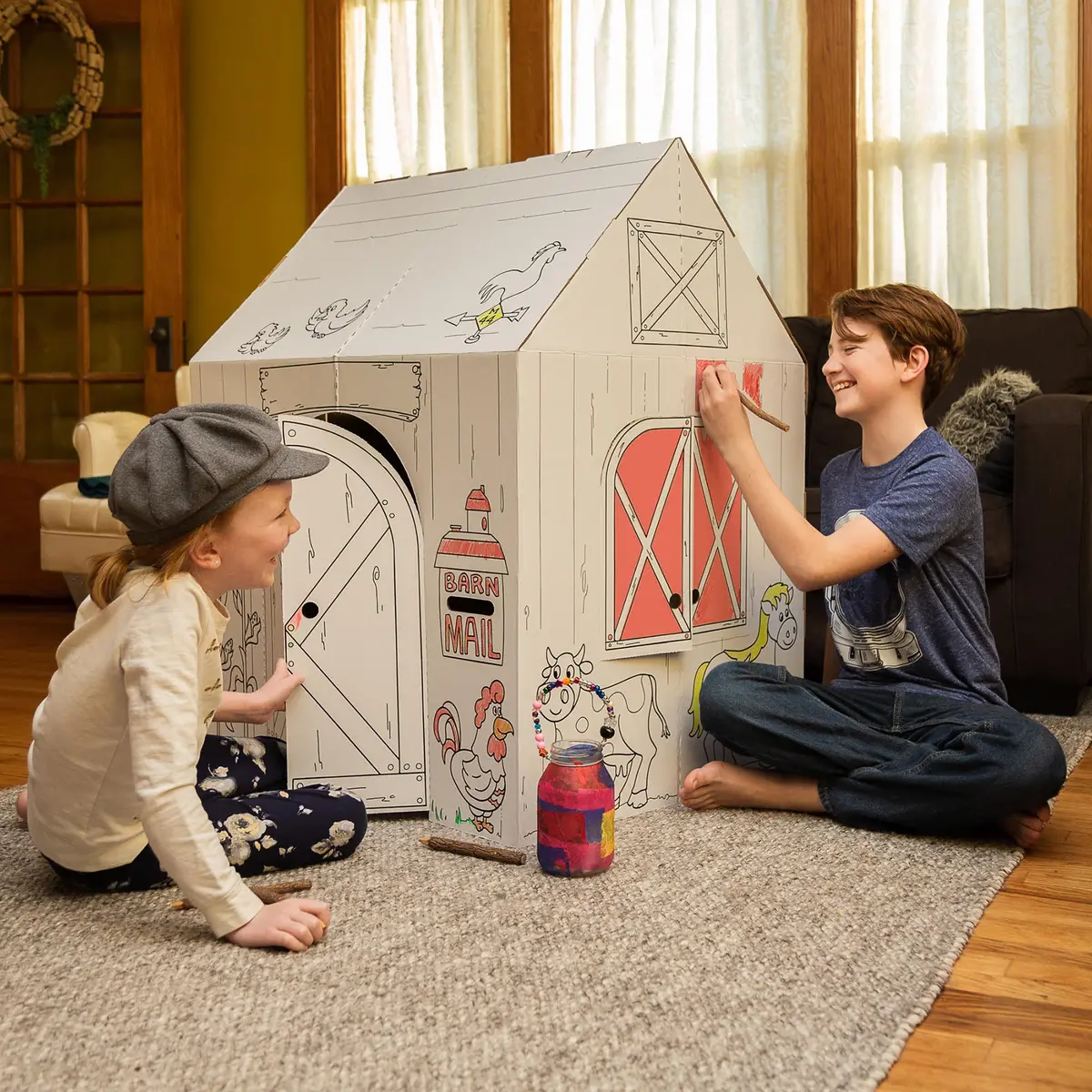 Easy Playhouse Barn – Creative Indoor And Outdoor Fun 1
