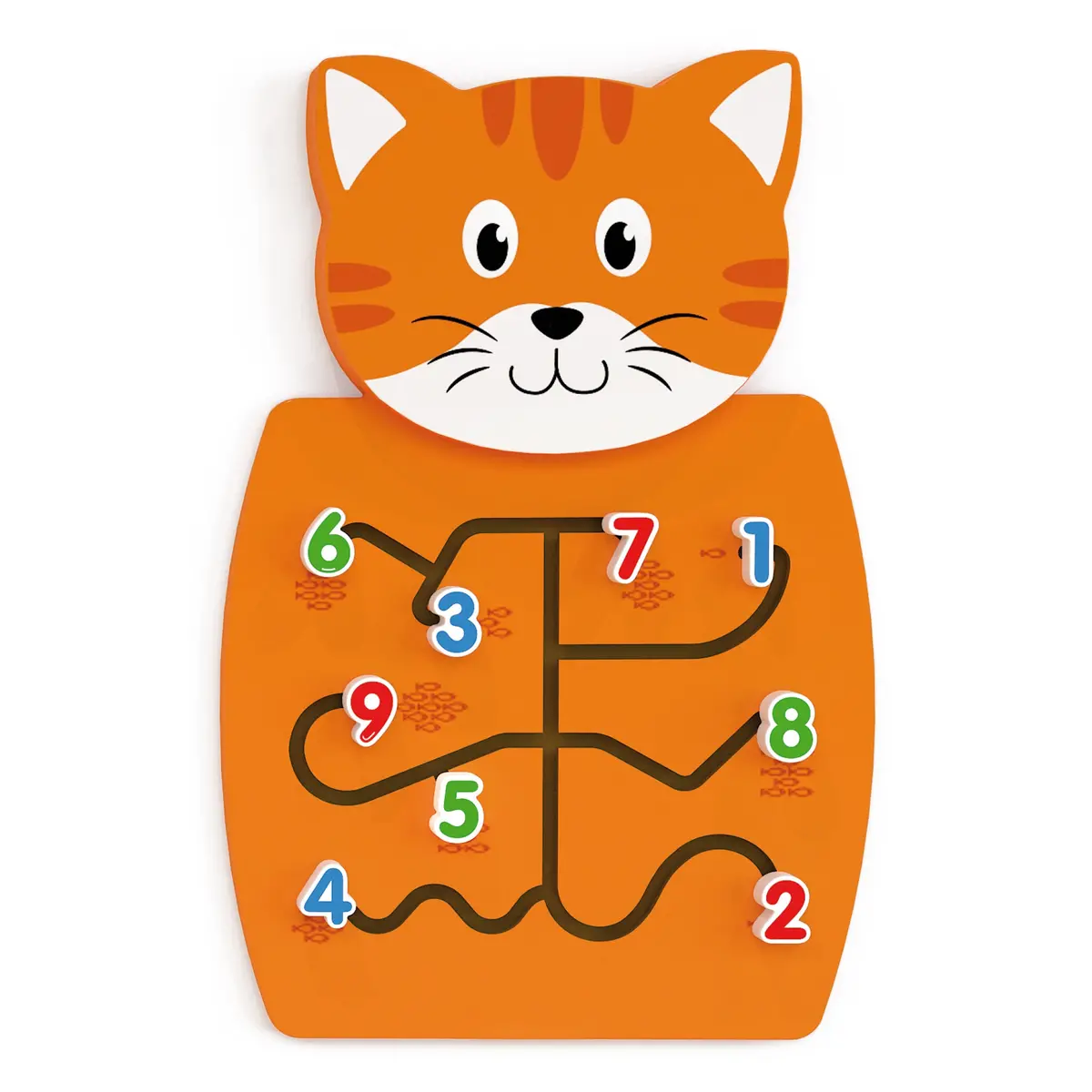 Learning Advantage Interactive Cat Activity Wall Panel - Educational Toddler Toy - 18M+ 1