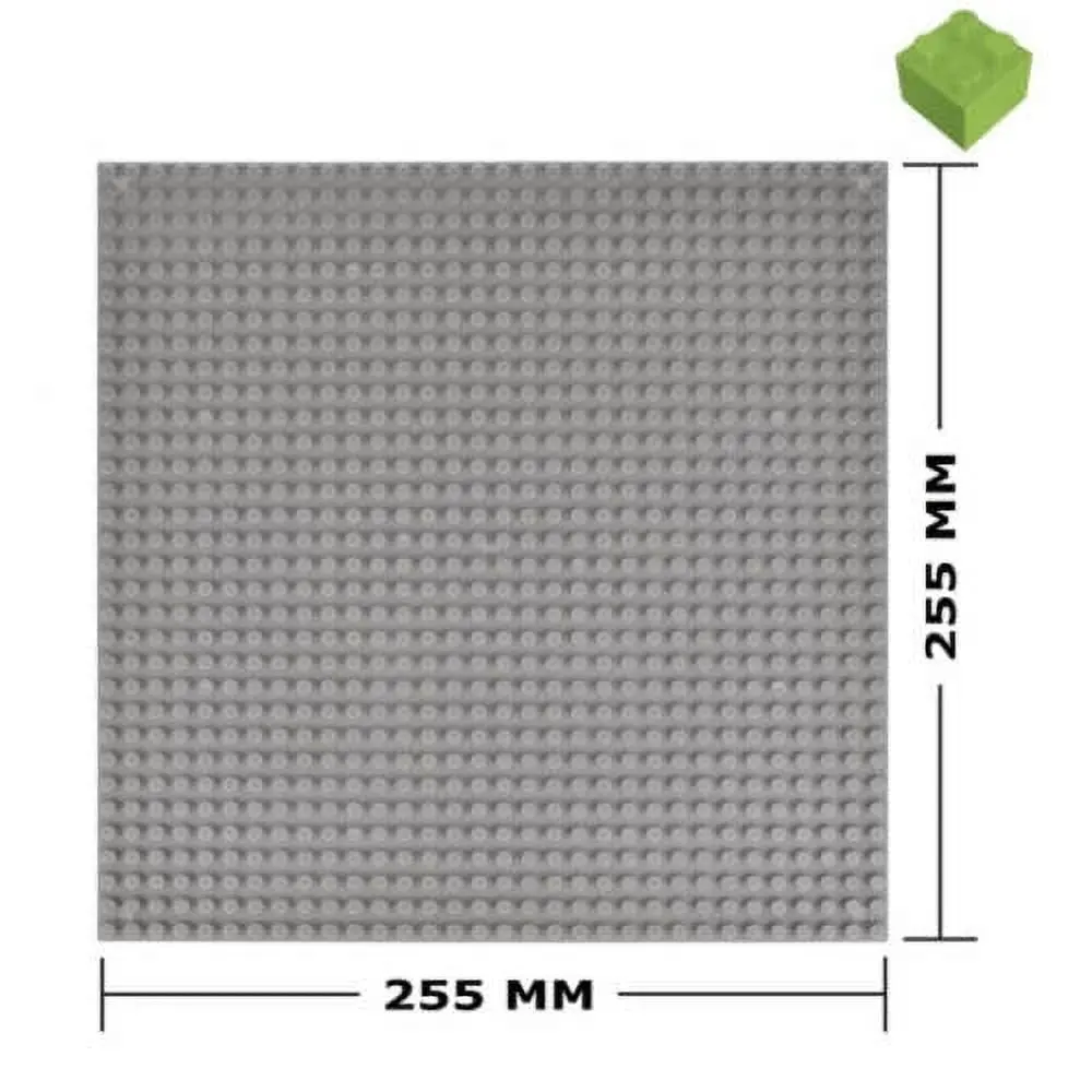 Banbao Creative Baseplate For Small Blocks - 25X25 Cm - Silver 1