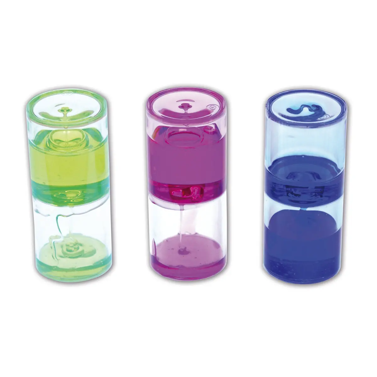 Tickit Sensory Ooze Tube Set - Colorful Liquid Motion Timers, Set Of 3 1