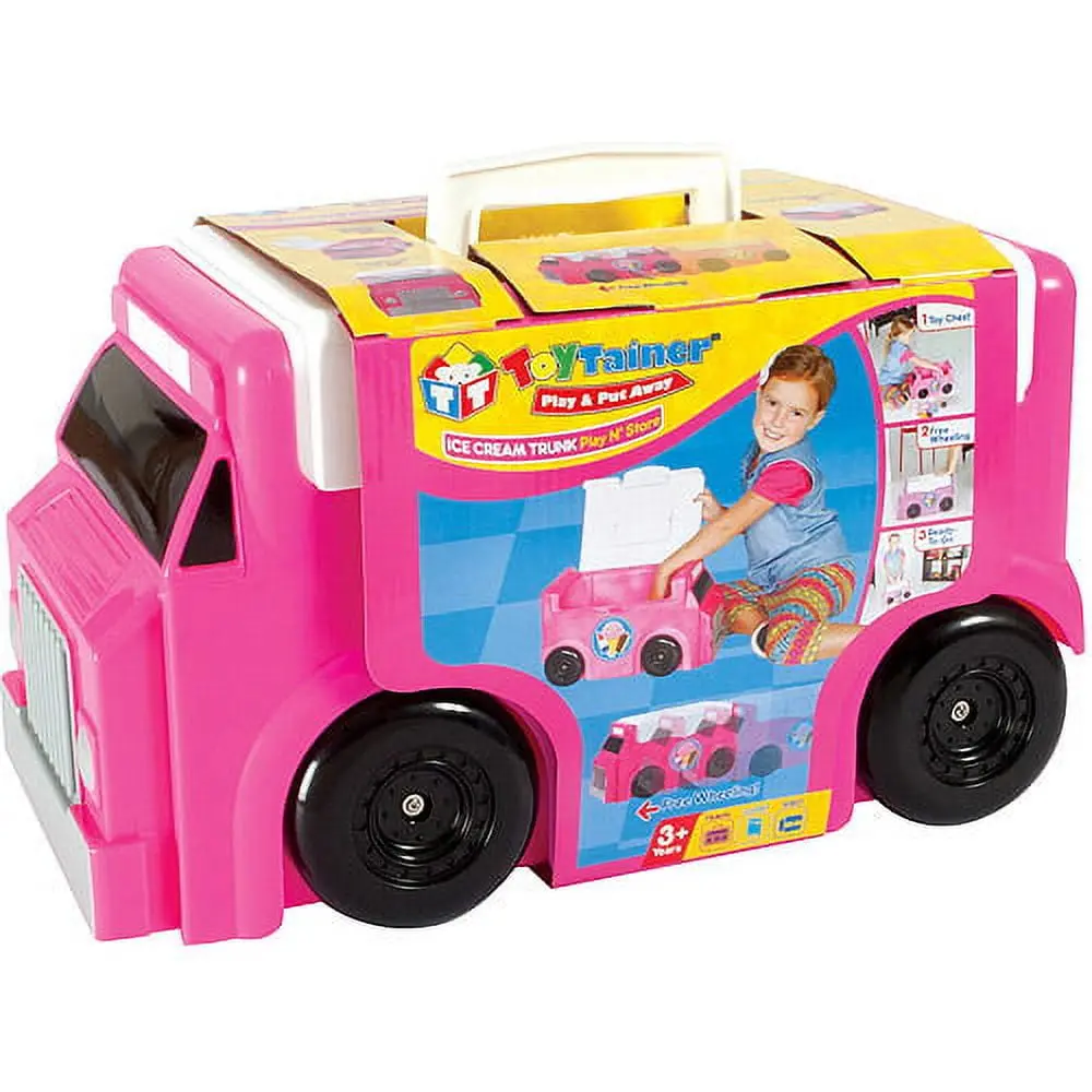Toytainer Ice Cream Trunk Playset - Colorful Imaginative Fun 1