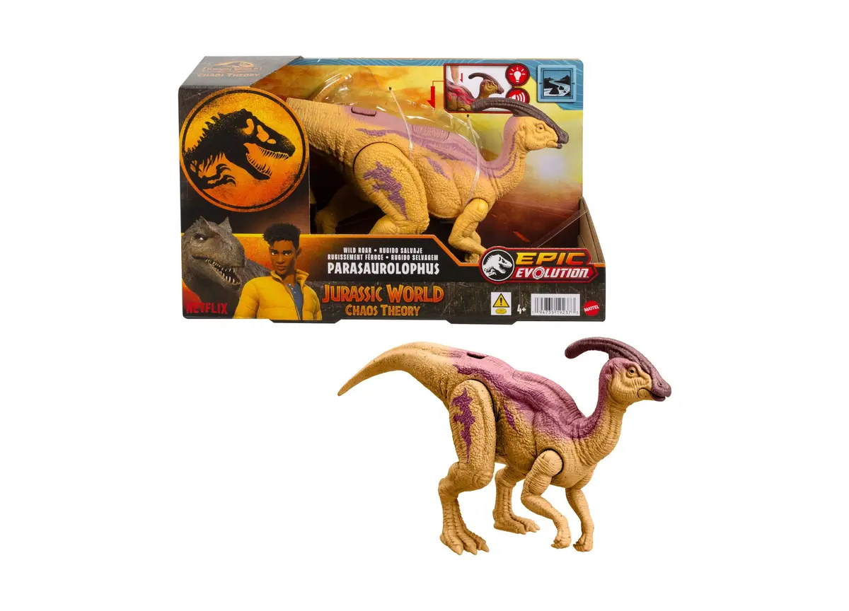 Jurassic Park Wild Roar Parasaurolophus Action Figure 1