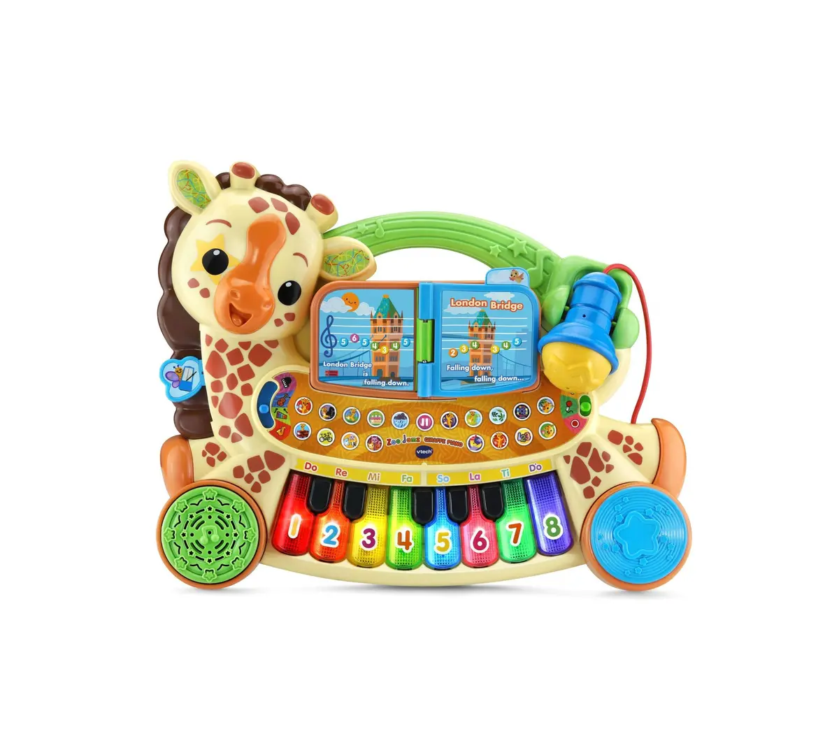 Vtech Zoo Jams Colorful Giraffe Interactive Piano 1