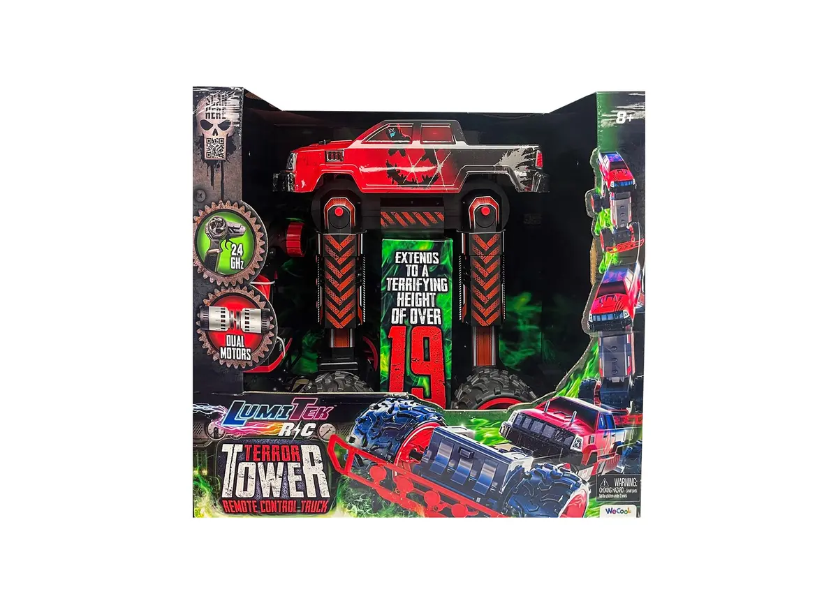Lumitek Remote Control Terror Tower - 1:8 Dynamic Monster Truck 1
