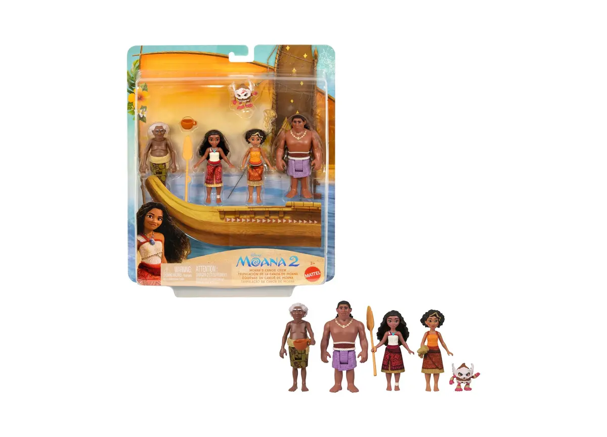 Disney Princess Moana 2 Canoe Crew Playset - Adventure Set 1