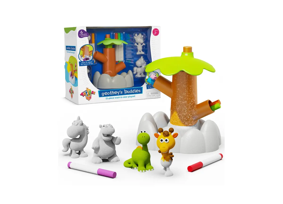 Geoffrey's Toy Box Buddies Wash Color Playset - Endless Creativity 1