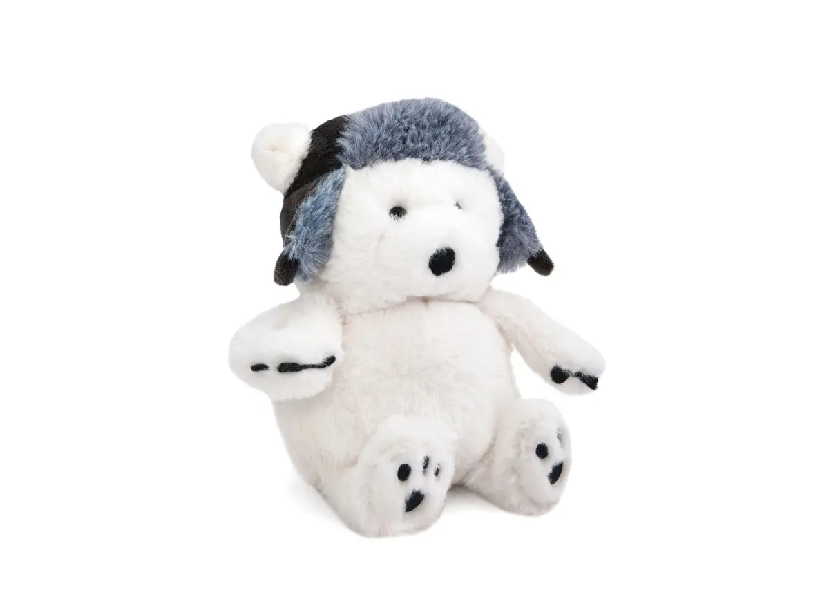 Geoffrey's Toy Box Exclusive 6-Inch Winter Polar Bear Plush With Hat 1