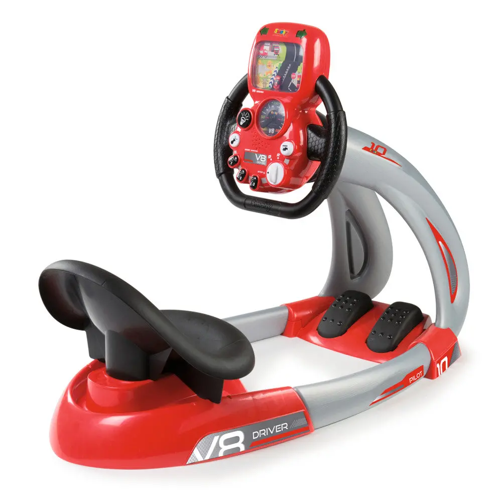 Smoby V8 Driver Racing Simulator Playset With Smartphone App 1