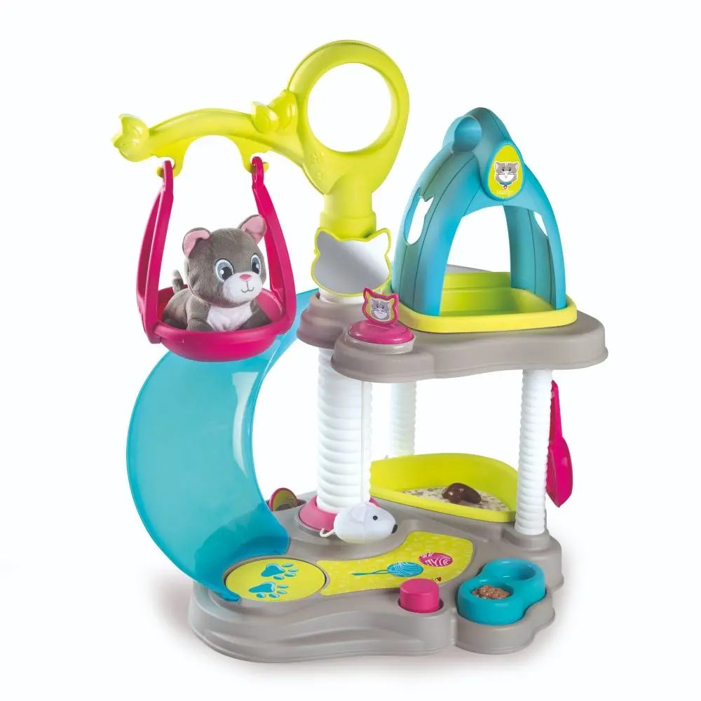 Smoby Interactive Cat House Playset With Sounds And Accessories 1