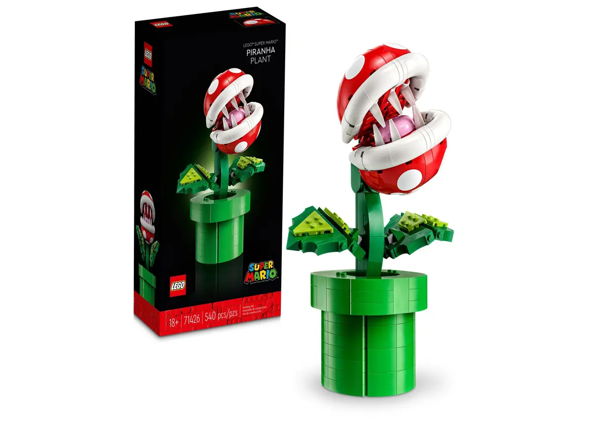 Lego Super Mario Piranha Plant Centerpiece Building Set, 540 Pieces - 71426 1