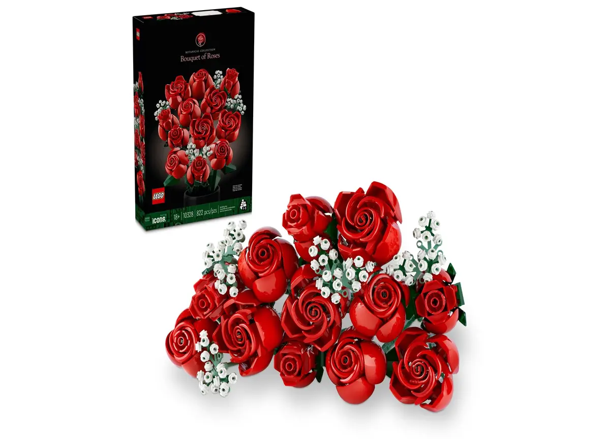 Lego Icons Bouquet Of Roses 10328 Buildable Floral Display 1