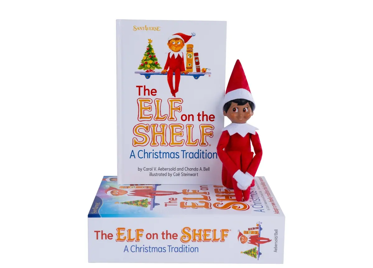 Elf On The Shelf A Christmas Tradition Brown-Eyed Boy Scout Elf 1