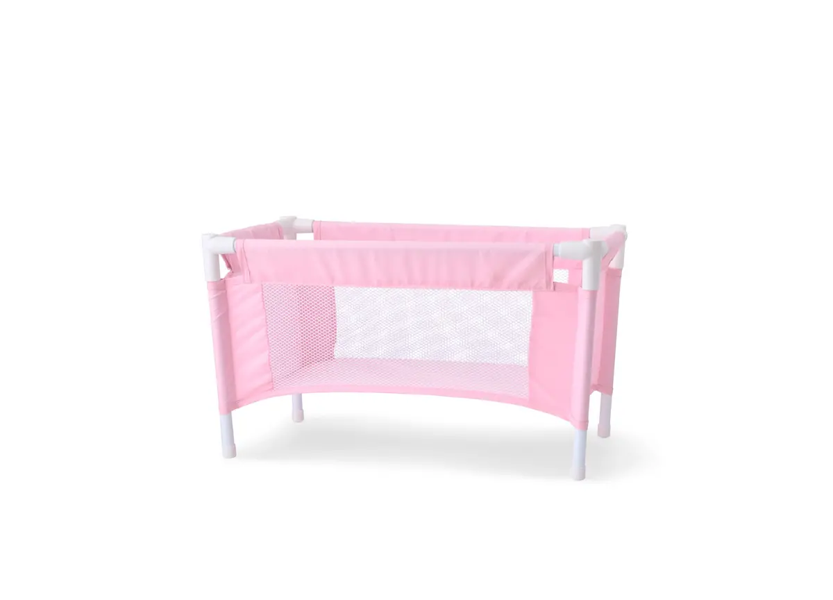 Journey Girls Pastel Pink Baby Doll Crib Playset 1