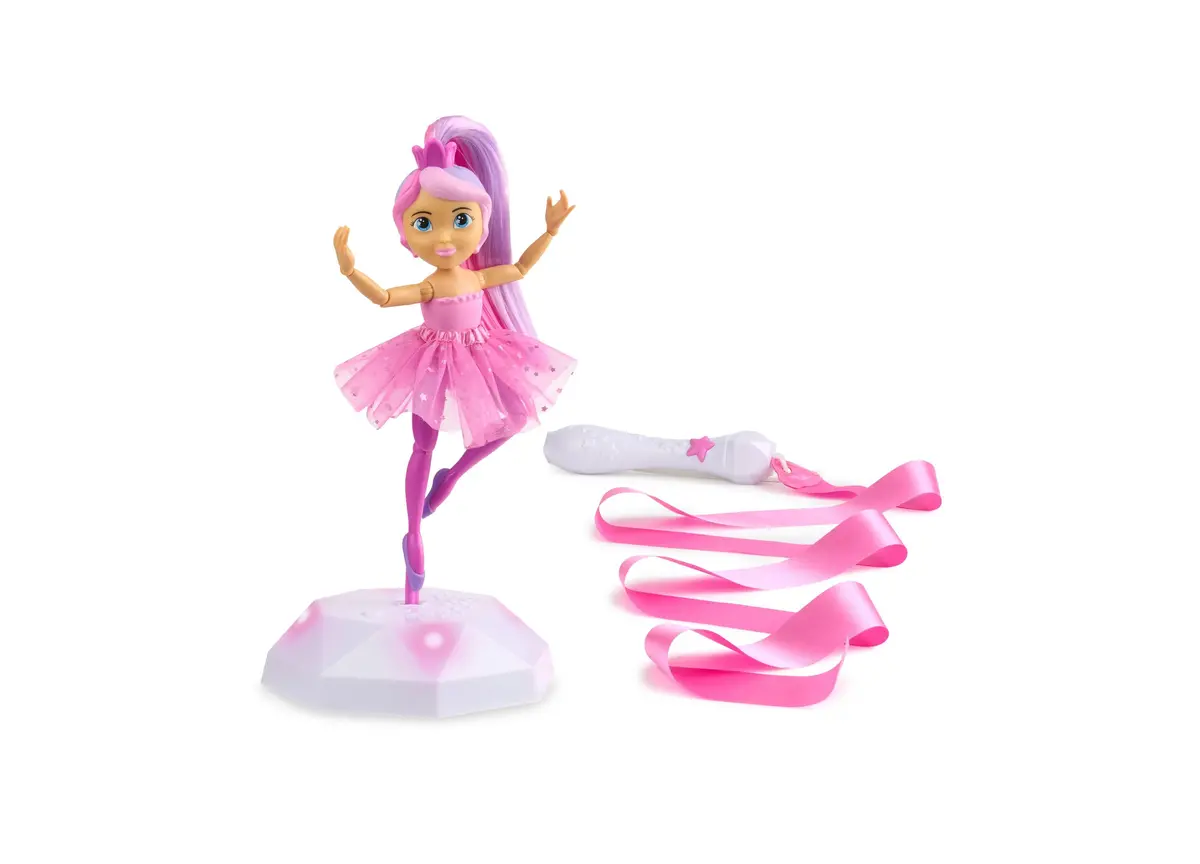 Twirl Along Dancing Doll, Lena Ballerina With Magical Stage 1