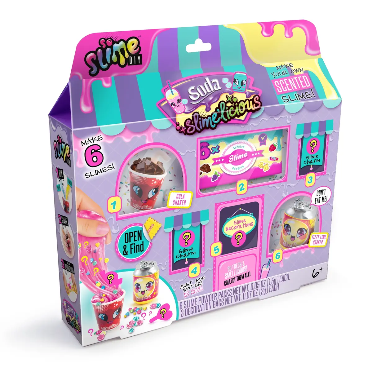 So Slime Diy Slimelicious Mini Scented Slime Collection Set 1