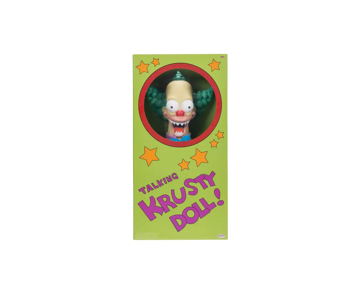 Jakks Pacific The Simpsons 16" Talking Krusty Doll - Clown Without Pity 1