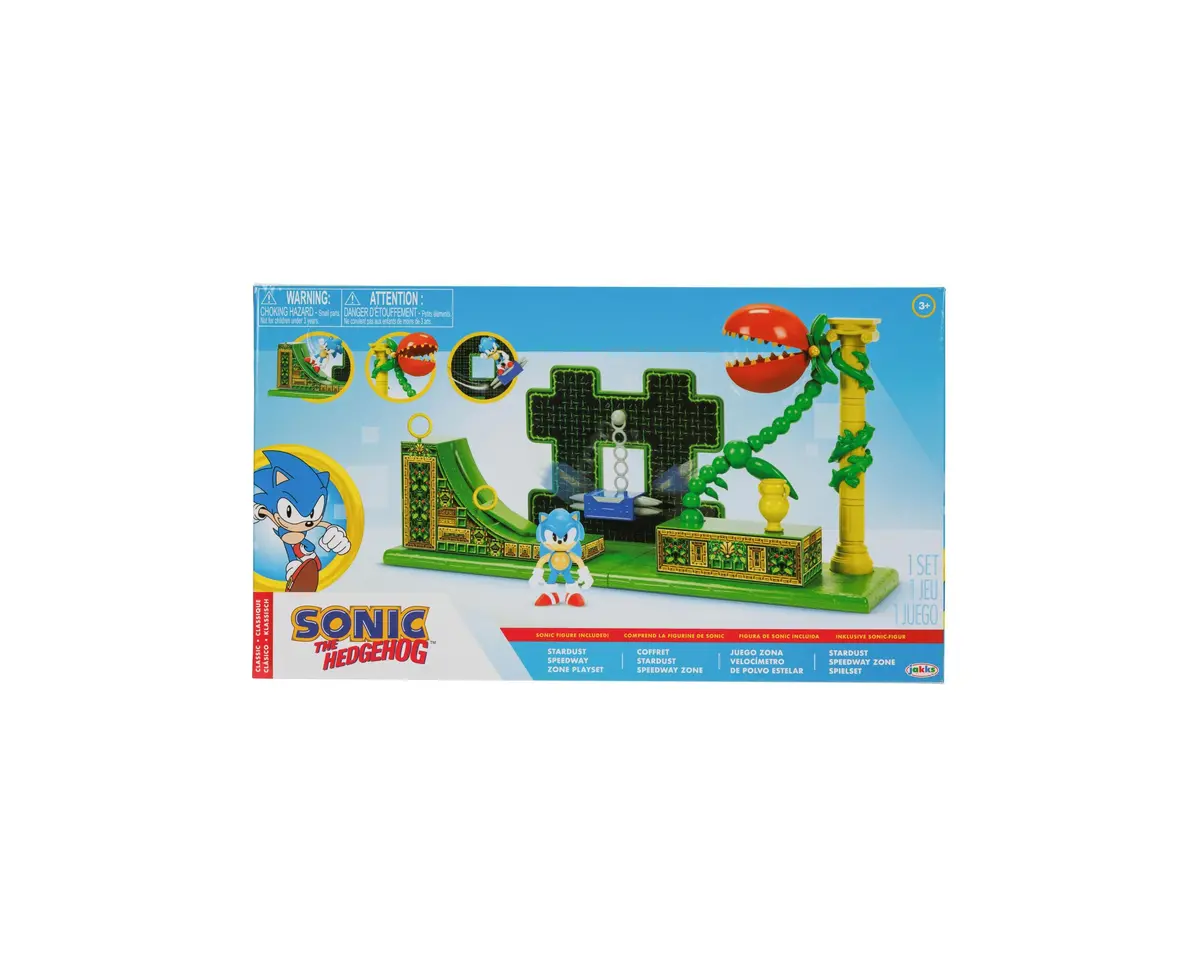 Jakks Pacific Sonic The Hedgehog 2.5" Stardust Speedway Playset 1