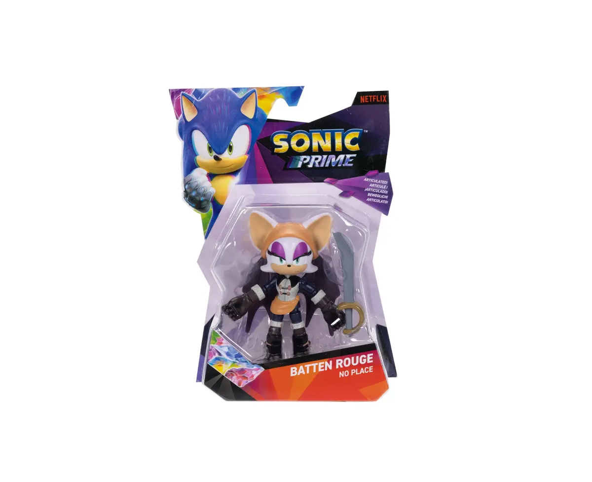 Sonic Prime Baton Rouge 5" Articulated Action Figure 1