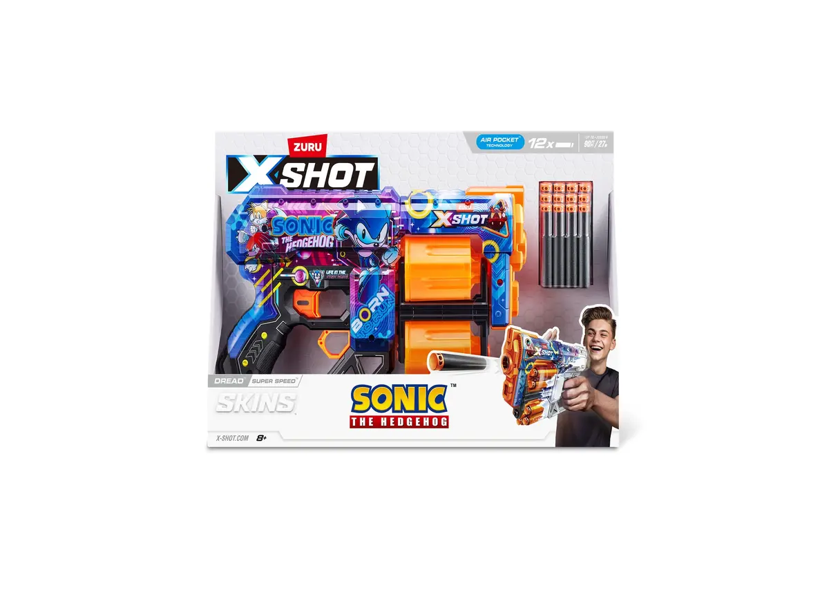 X-Shot Skins Sonic Hyper Spike Dread Dart Blaster 1