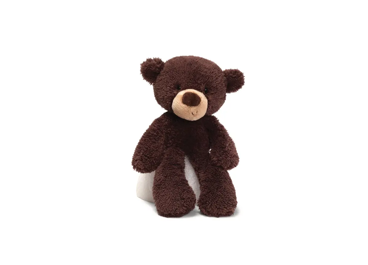 Gund 13.5 Inch Fuzzy Teddy Bear - Chocolate Brown 1