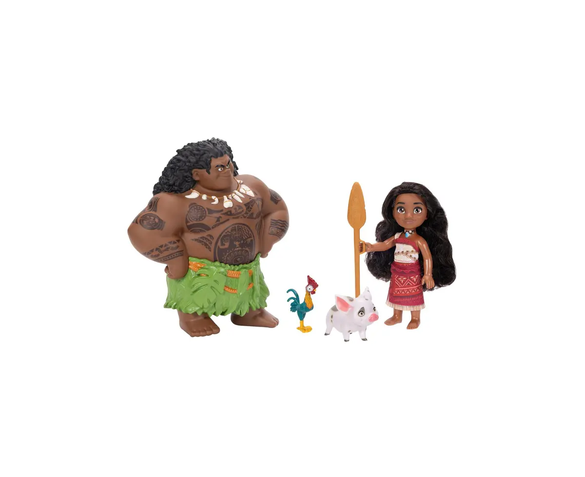 Disney Princess Moana & Maui Petite Adventure Doll Set - 6 Inch 1