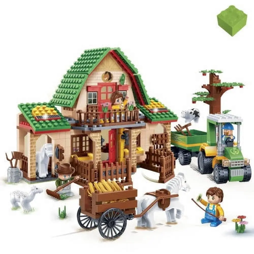 Banbao Eco Farm Town Building Set - Farm City Adventure (541Pcs) 1