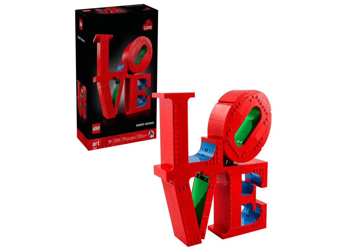 Lego Art Love Sculpture Building Kit For Adults 31214 - Pop Art Icon 1