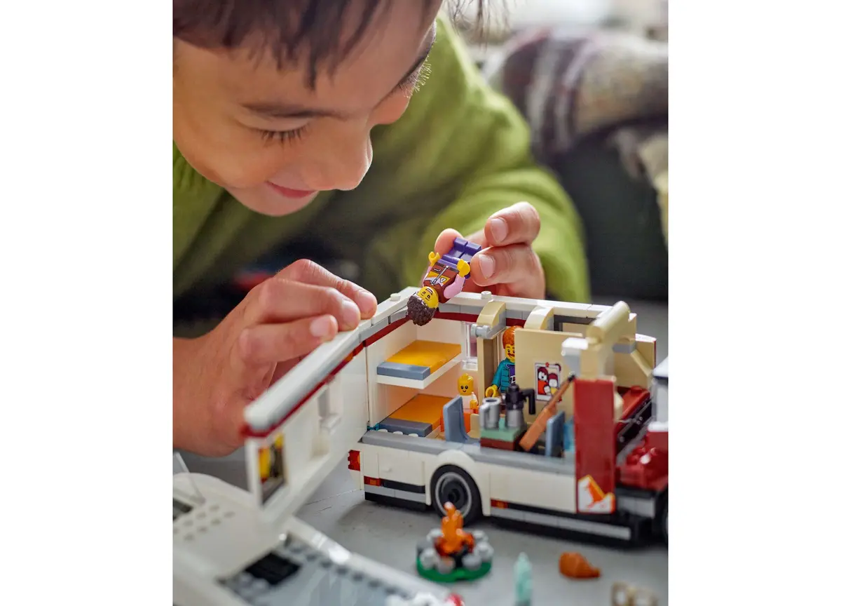 Lego City Holiday Adventure Camper Van 385-Piece Building Set 60454 2