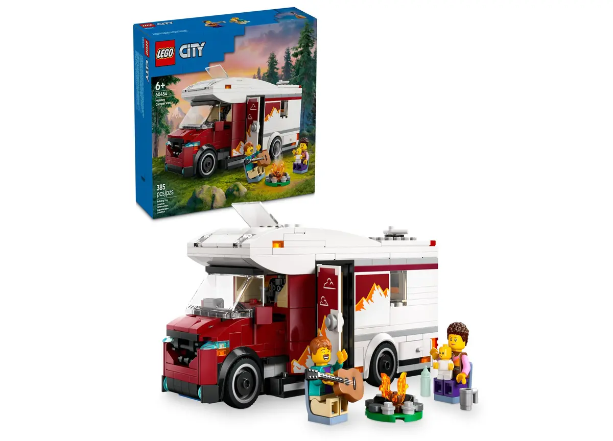 Lego City Holiday Adventure Camper Van 385-Piece Building Set 60454 1