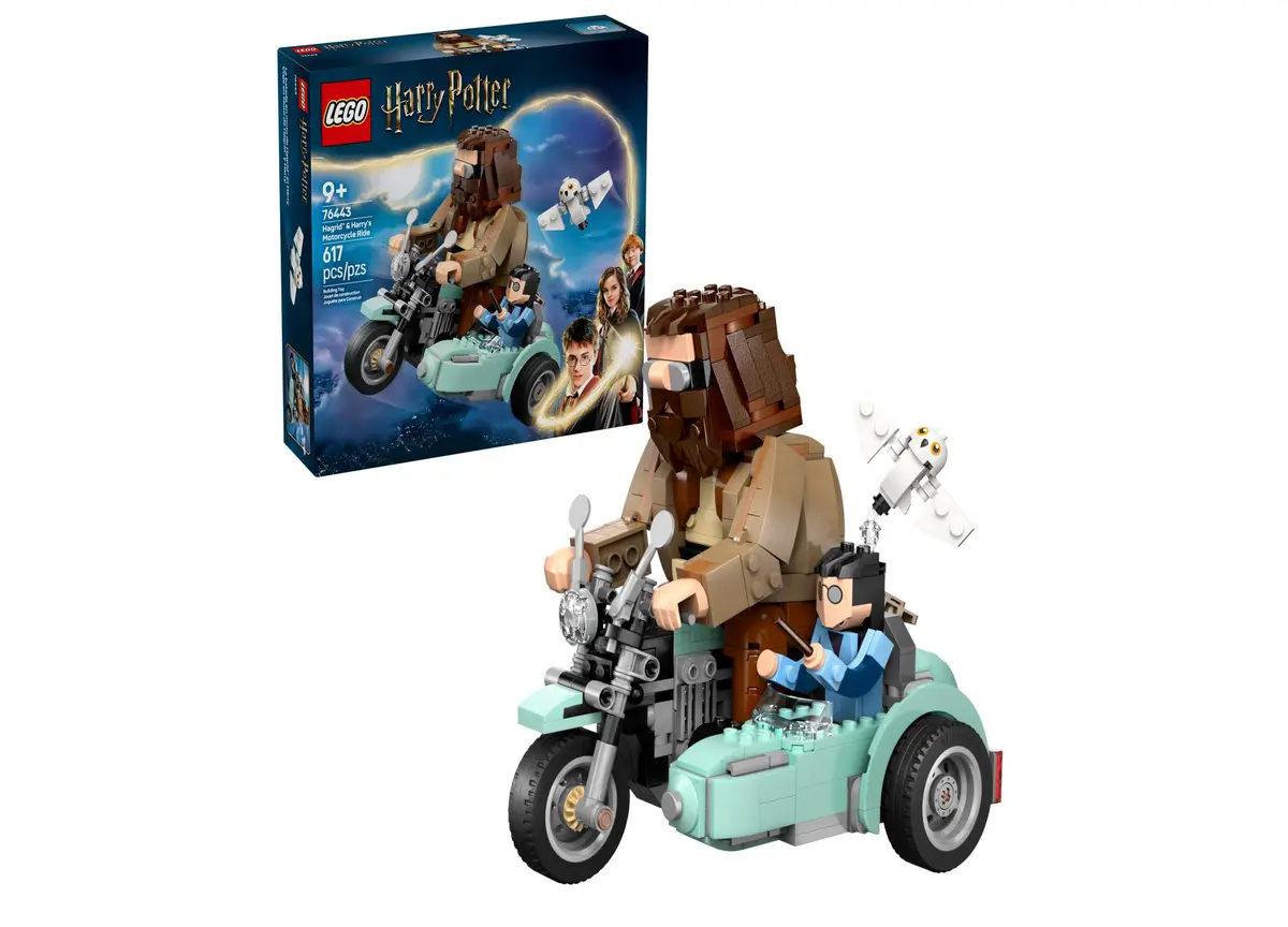 Lego Harry Potter Hagrid's Magical Motorcycle Adventure Set 76443 - 617 Pieces 1
