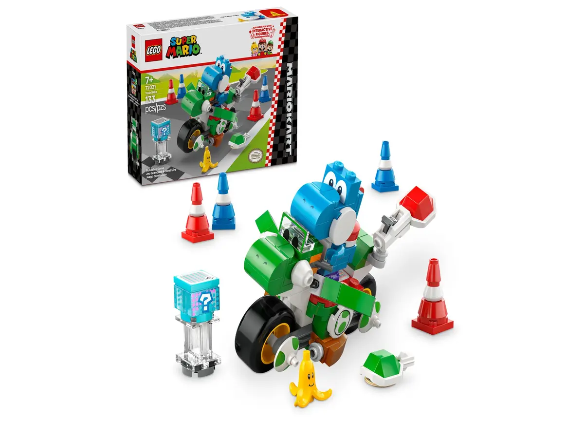Lego Super Mario Kart Yoshi Bike Adventure 72031, 133 Pieces 1