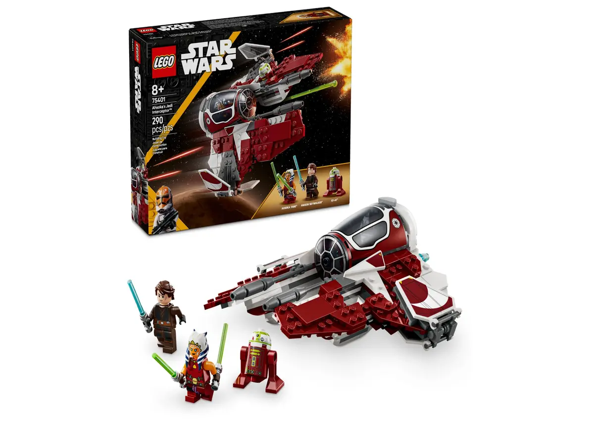 Lego Star Wars Ahsoka's Jedi Interceptor 290-Piece Building Set 1