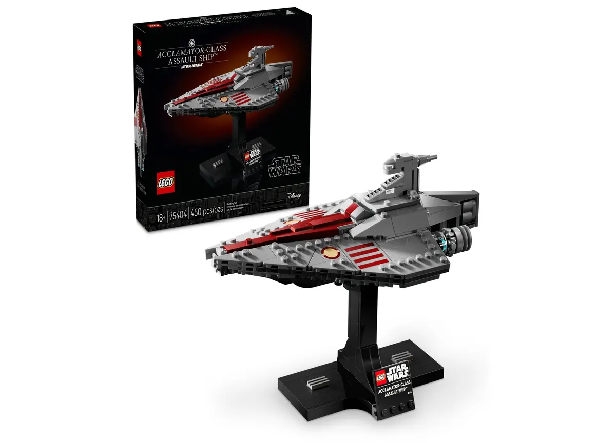 Lego Star Wars Acclamator-Class Assault Ship Model 75404, 450-Piece Set 1