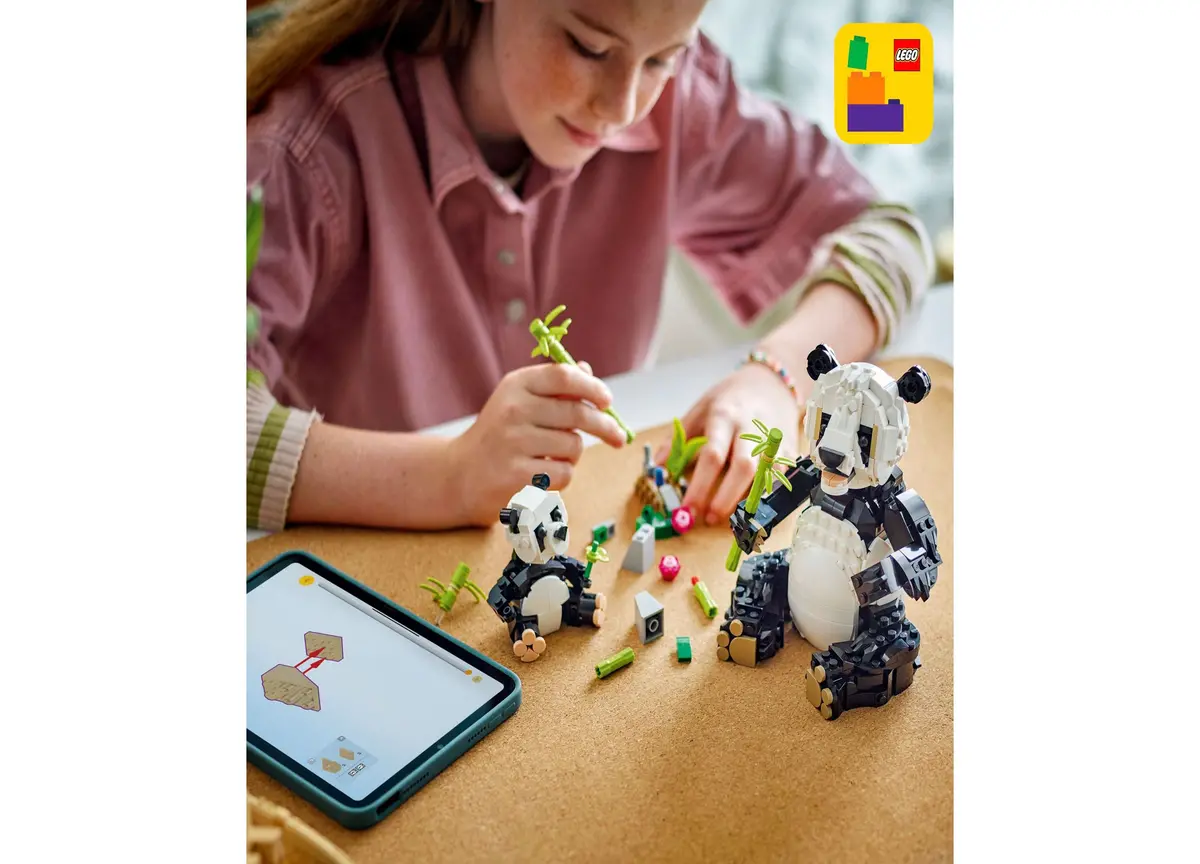 Lego® Creator 3 In 1 Panda Family Wild Animal Models 626 Pieces 2