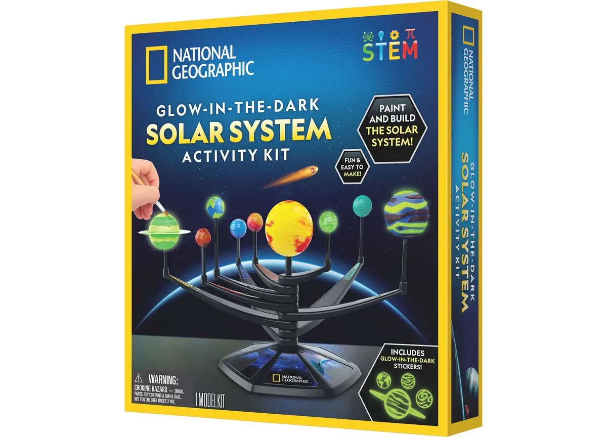 National Geographic Glow-In-The-Dark Solar System Activity Kit 1