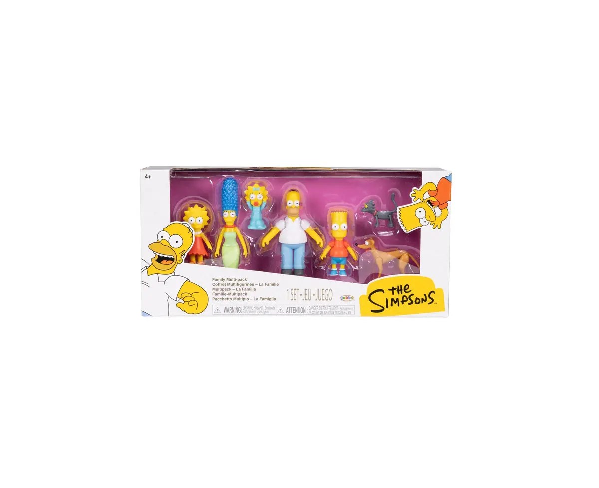 Jakks Pacific The Simpsons 2.5" Scale Action Figure Family Multipack 1