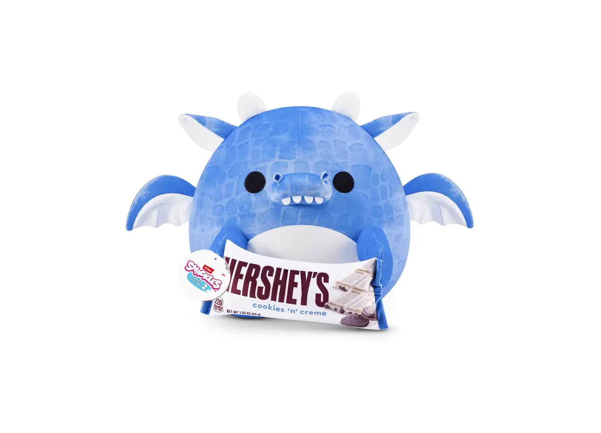 Zuru Snackles Series 2 16 Inch Dragon & Hershey's Cookies 'N' Cream Plush 1