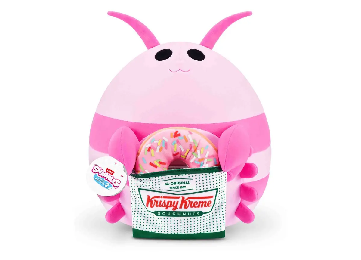 Snackles Series 2 Shrimp And Krispy Kreme 16" Cuddle Plush 1