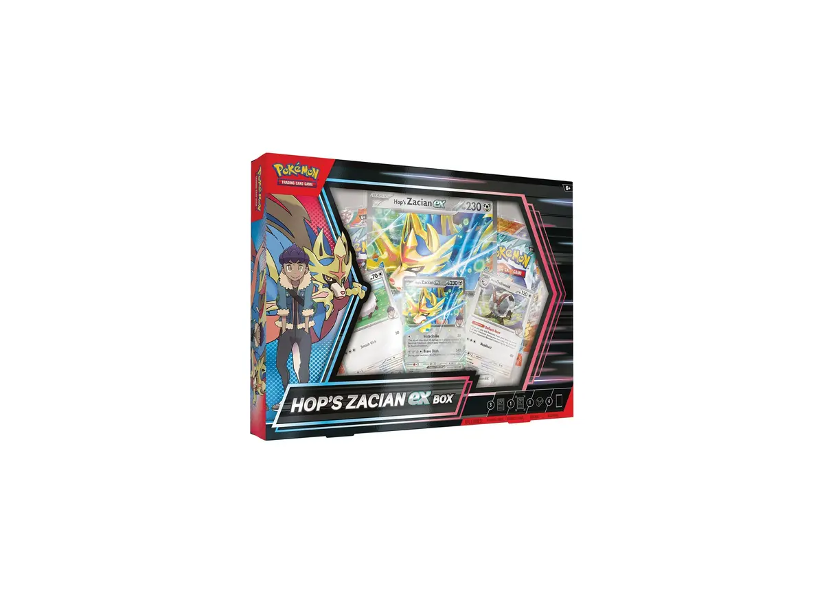 Pokémon Hop's Zacian Ex Dynamic Duo Battle Box 1