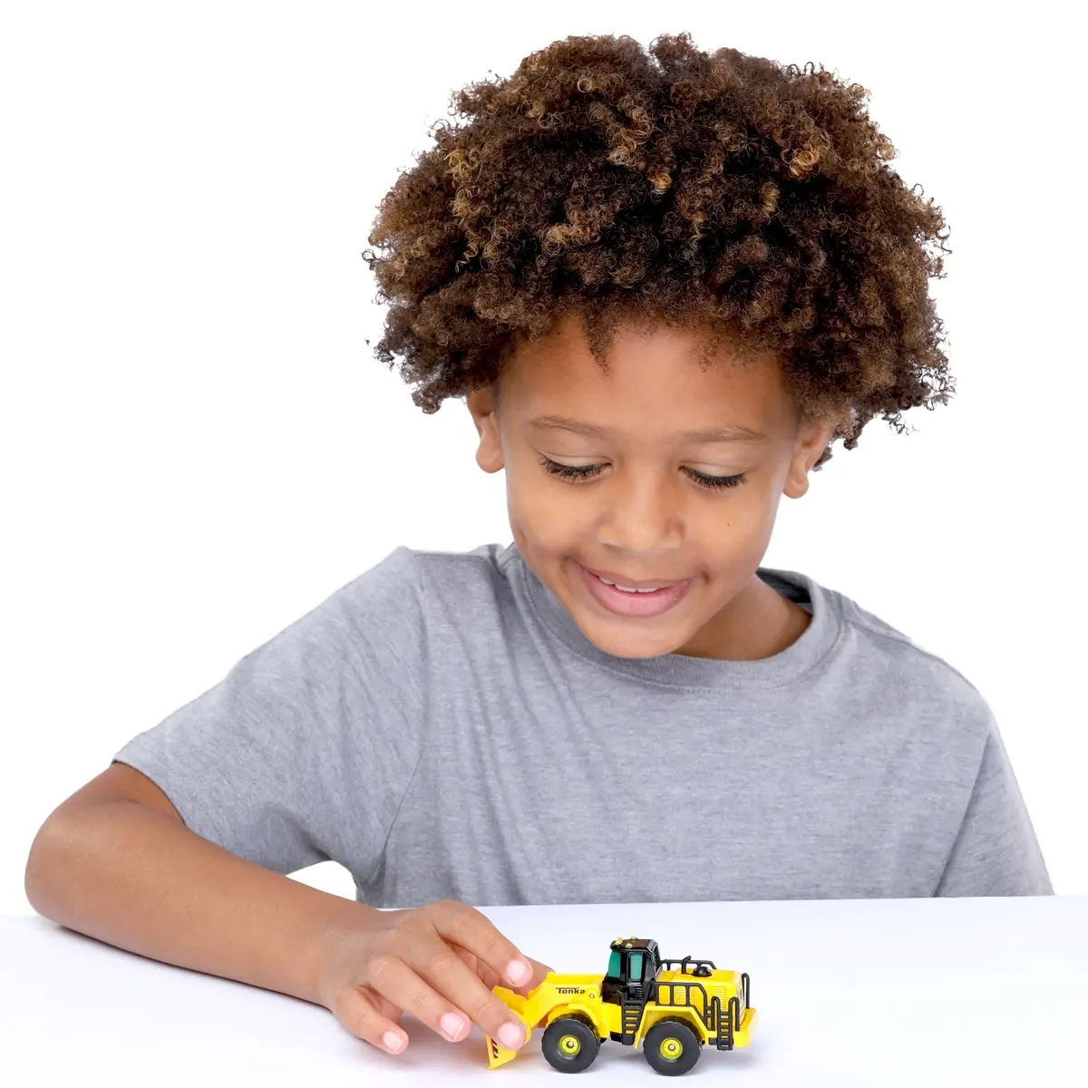 Tonka Metal Movers Combo Pack Series 2 - Front Loader & Bull Dozer With Collector Card 1