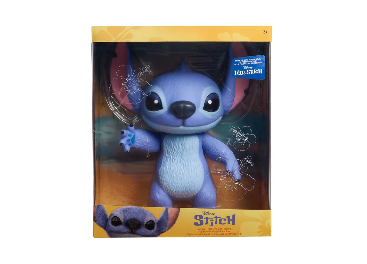 Disney Stitch 14-Inch Poseable Vinyl Figure - Live-Action Lilo & Stitch 1