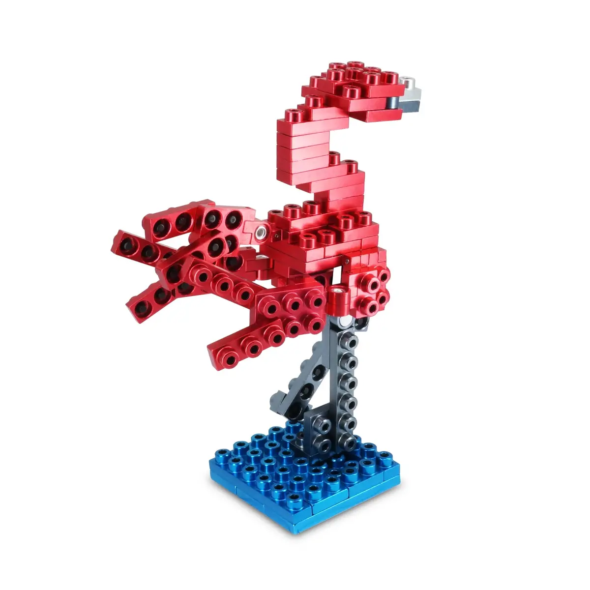 Metomics Pocket Wild Animal 112Mm Metal Alloy Flamingo Kit 2
