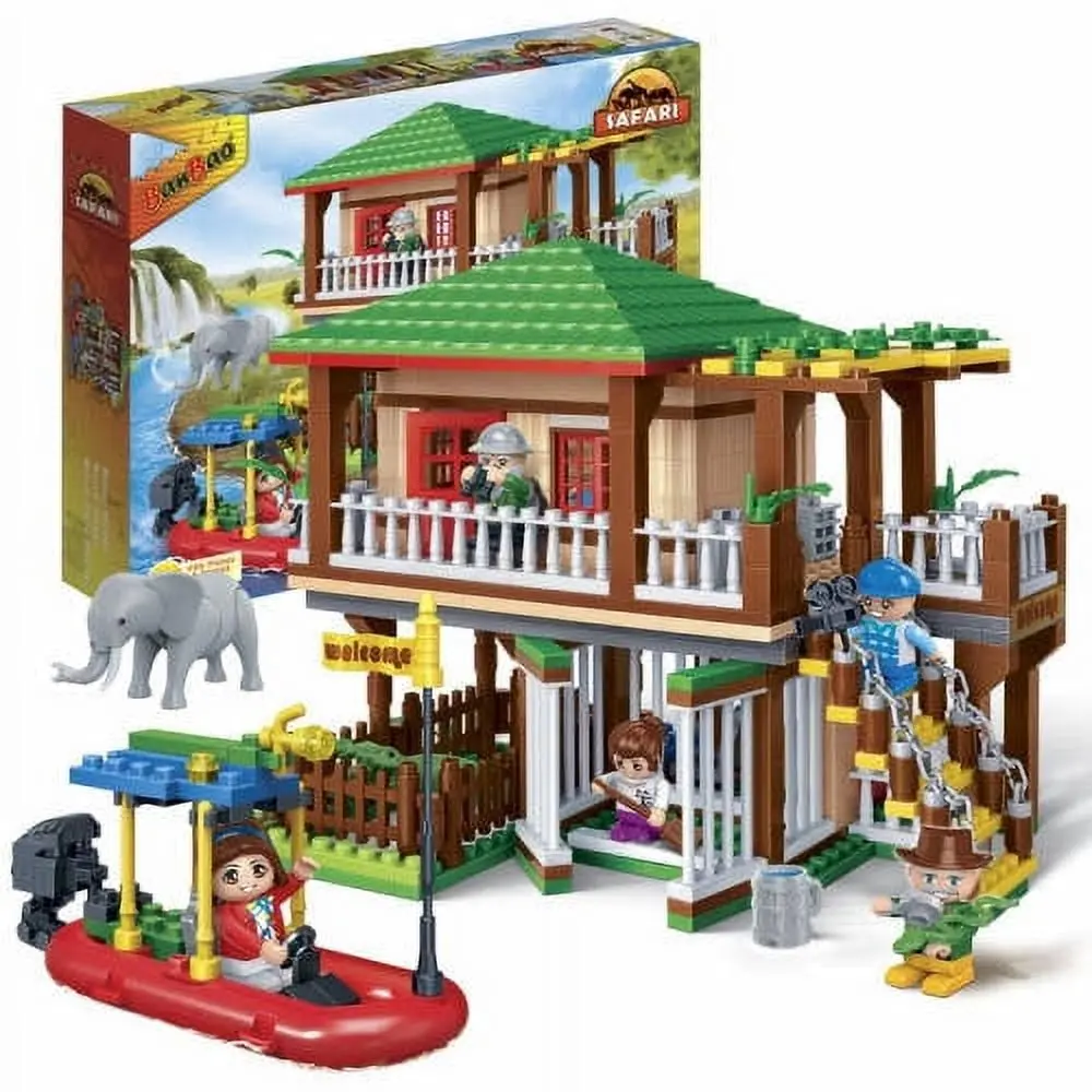 Banbao Jungle Safari Tour Building Set, 442 Pieces 1