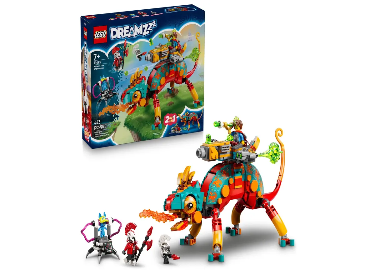 Lego Dreamzzz Mateo's Fire Chameleon 71492 Building Set - 443 Pieces 1