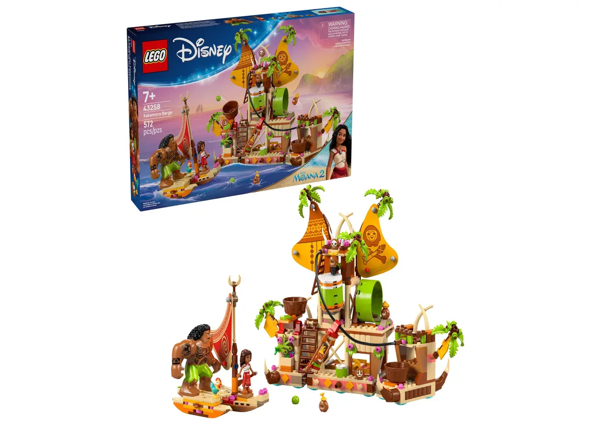 Lego Disney Princess Moana's Kaka Mora Barge Adventure Playset - 572 Pieces 1