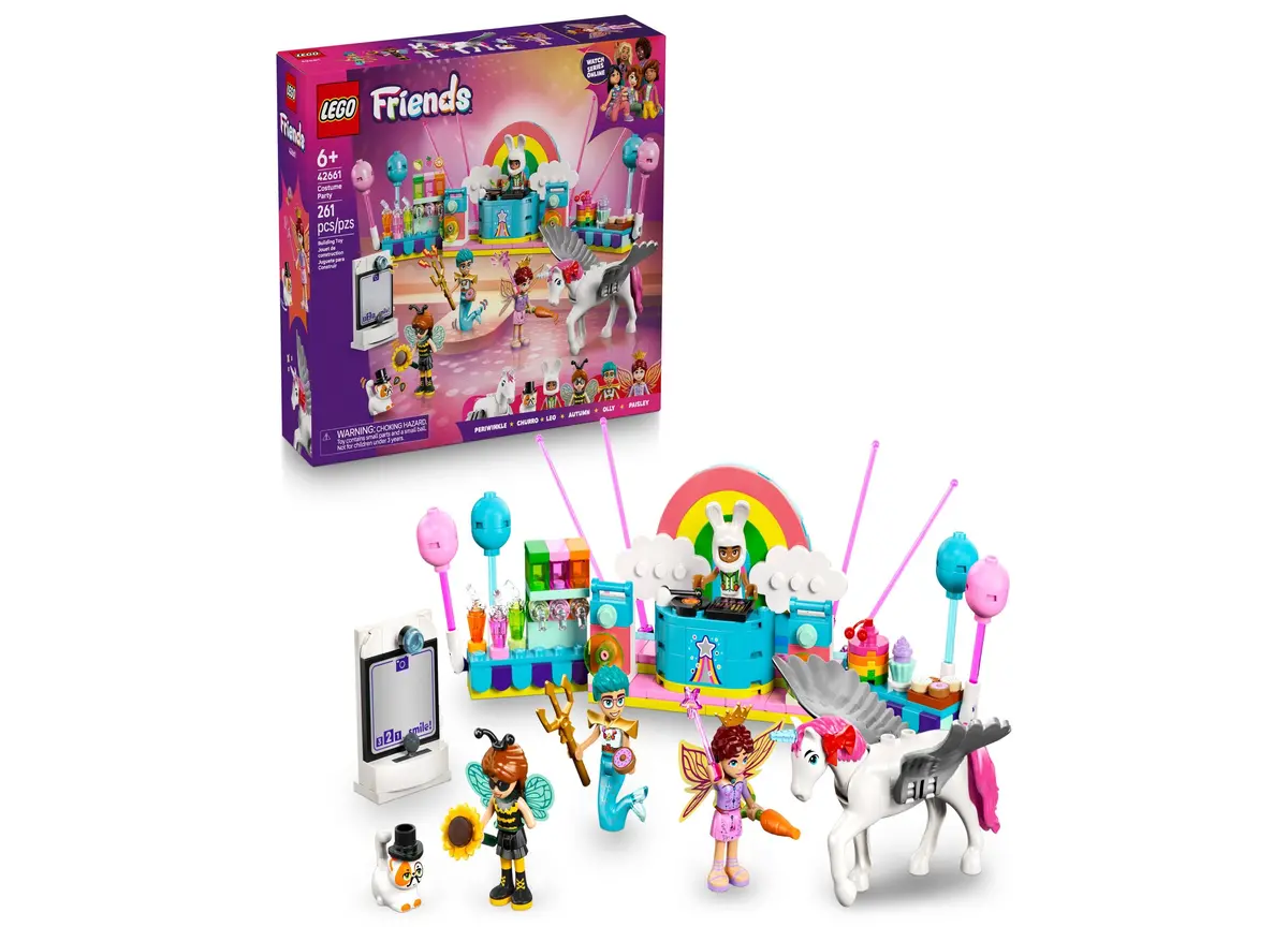 Lego Friends 42661 Costume Party With Unicorn Fairy Set, 261 Pieces 1