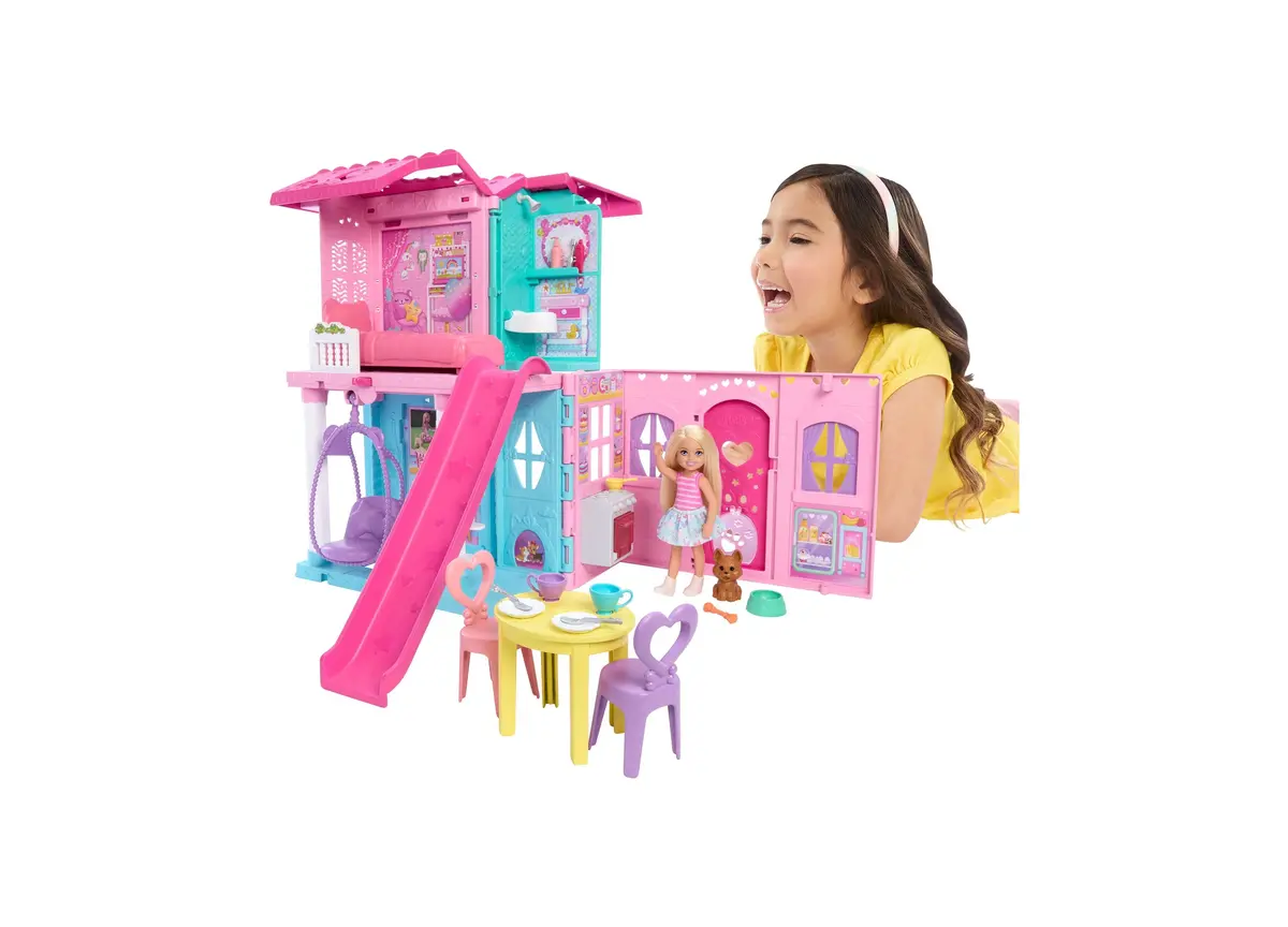 Barbie Chelsea Pop-Up Doll House With Doll And 15+ Accessories 1