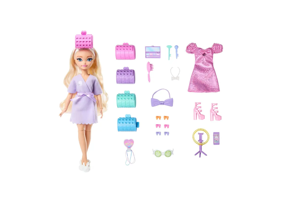 Barbie Dream Besties Get Ready With Barbie Malibu Doll And Accessories 1