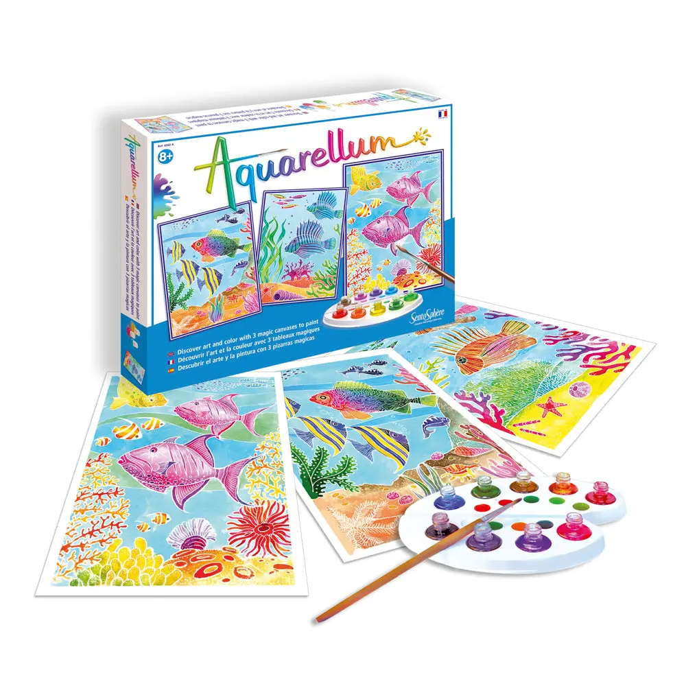 Sentosphere Aquarellum Large Coral Reefs Watercolor Paint Set 1