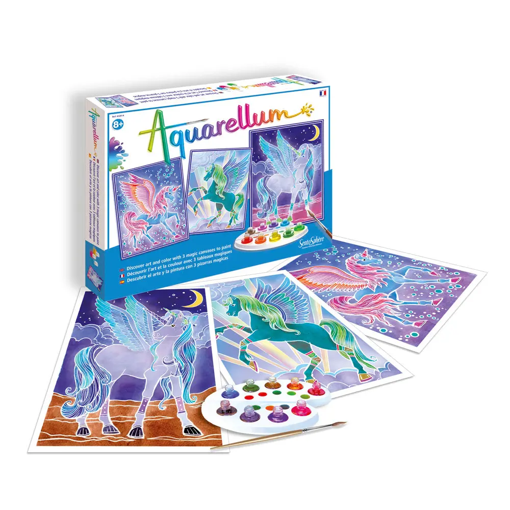 Sentosphere Aquarellum Pegasus Large Watercolor Painting Set 1